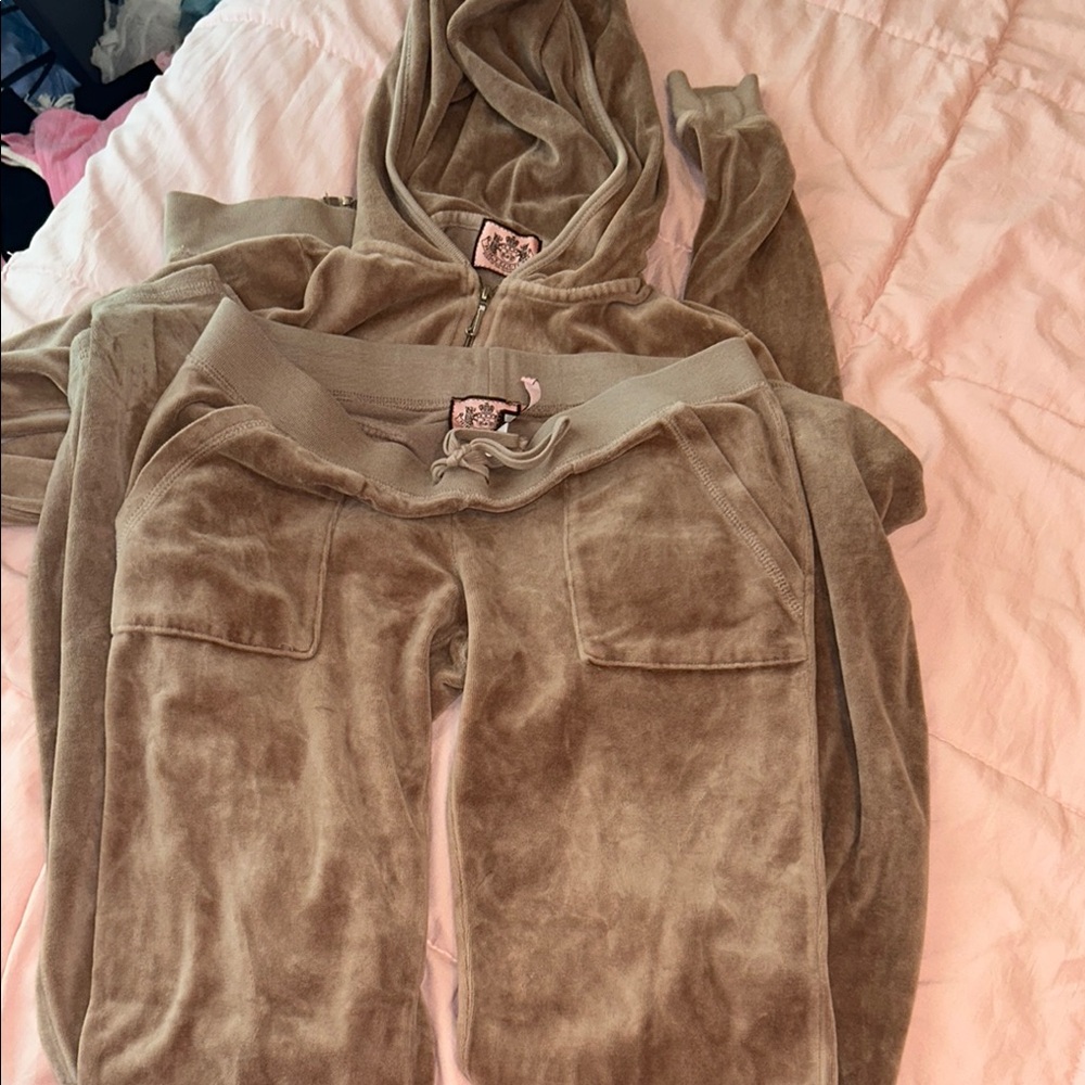Tan Juicy Couture Tracksuit